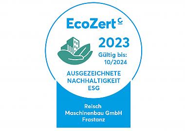 Firma Reisch erhält hervorragende EcoZert-Bewertungen!